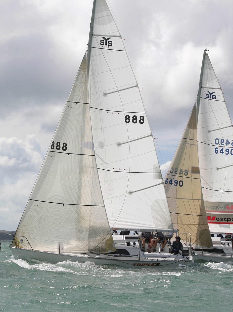 Triple 888 took out top honours in the Young 88 division in the 2009 BMW Auckland Cup photo copyright Ivor Wilkins/Offshore Images http://www.offshoreimages.com/ taken at  and featuring the  class
