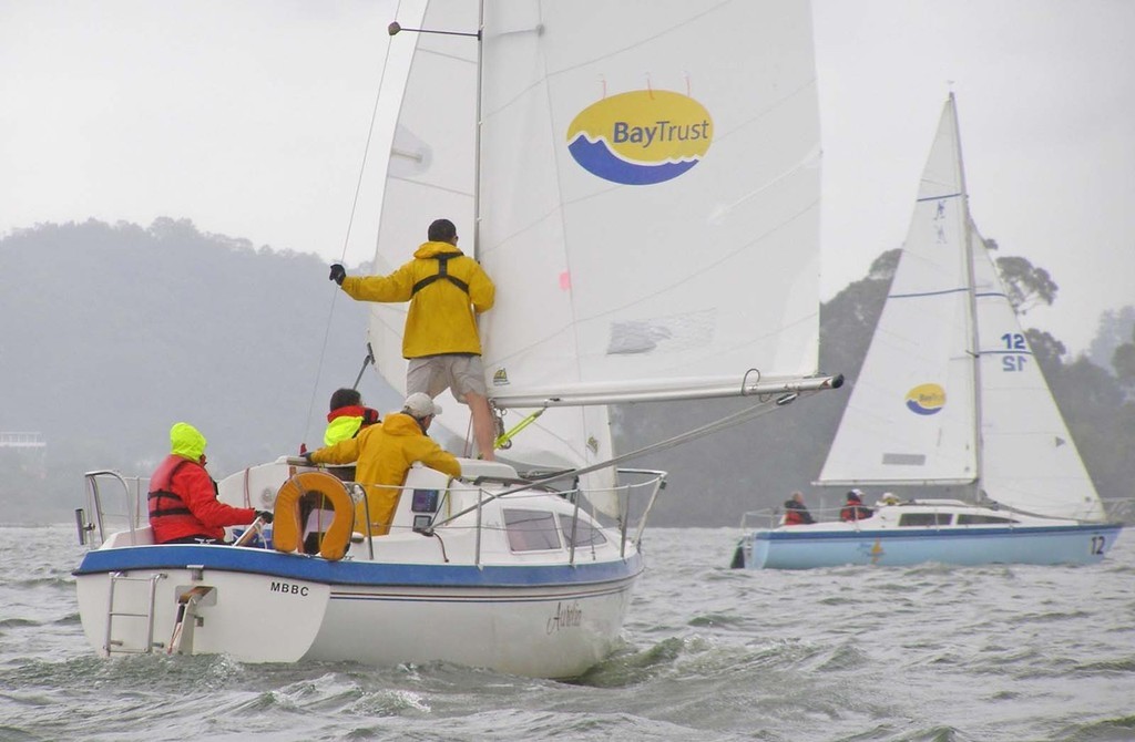USA sailing in the B3 event, Day 2 IFDS World Blind Sailing Championships, Rotorua © David Staley - copyright