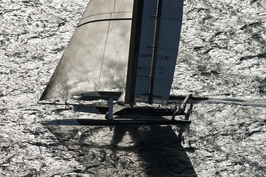 33rd America’s Cup - BMW ORACLE Racing - Training in Valencia  © BMW Oracle Racing Photo Gilles Martin-Raget http://www.bmworacleracing.com