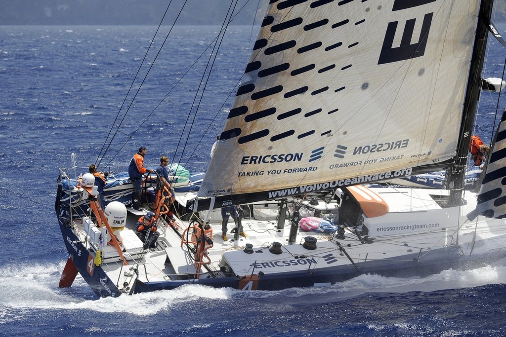Rick Tomlinson: Ericsson 4 has set a new world 24 hour record for a monohull.<br />
 © Volvo Ocean Race http://www.volvooceanrace.com