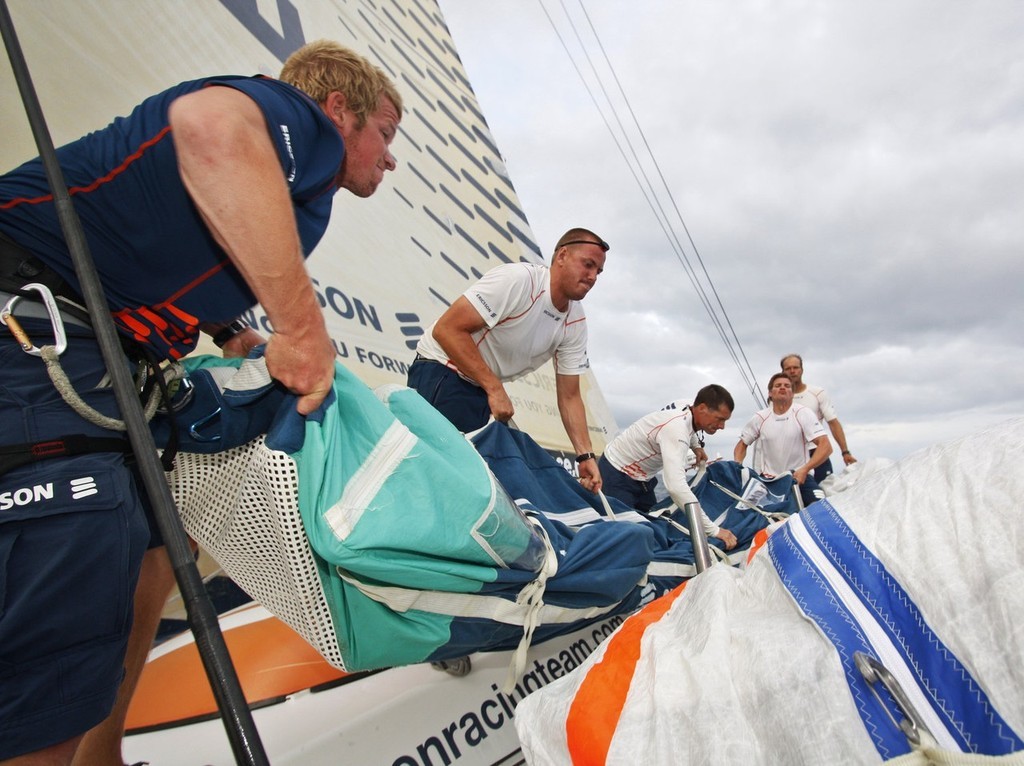Onboard Ericsson 3 © Gustav Morin/Ericsson Racing Team/Volvo Ocean Race http://www.volvooceanrace.org