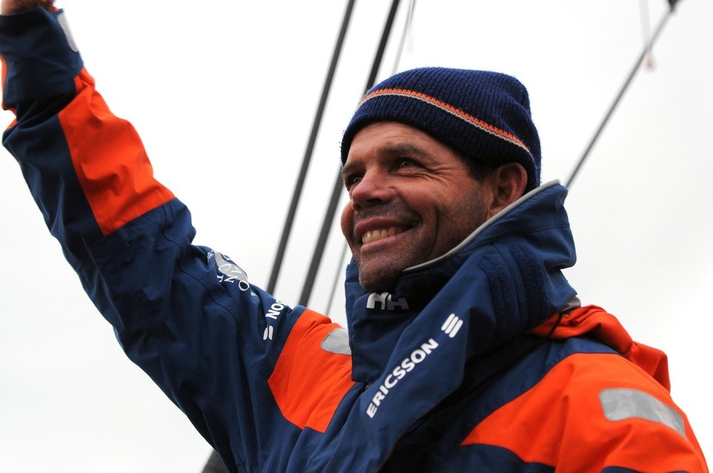 Ericsson 4, skippered by Torben Grael (BRA) finish first on leg 8 from Galway to Marstrand, crossing the line at 02:57:19 GMT 11/06/09 ©  David Kneale/Volvo Ocean Race http://www.volvooceanrace.com/