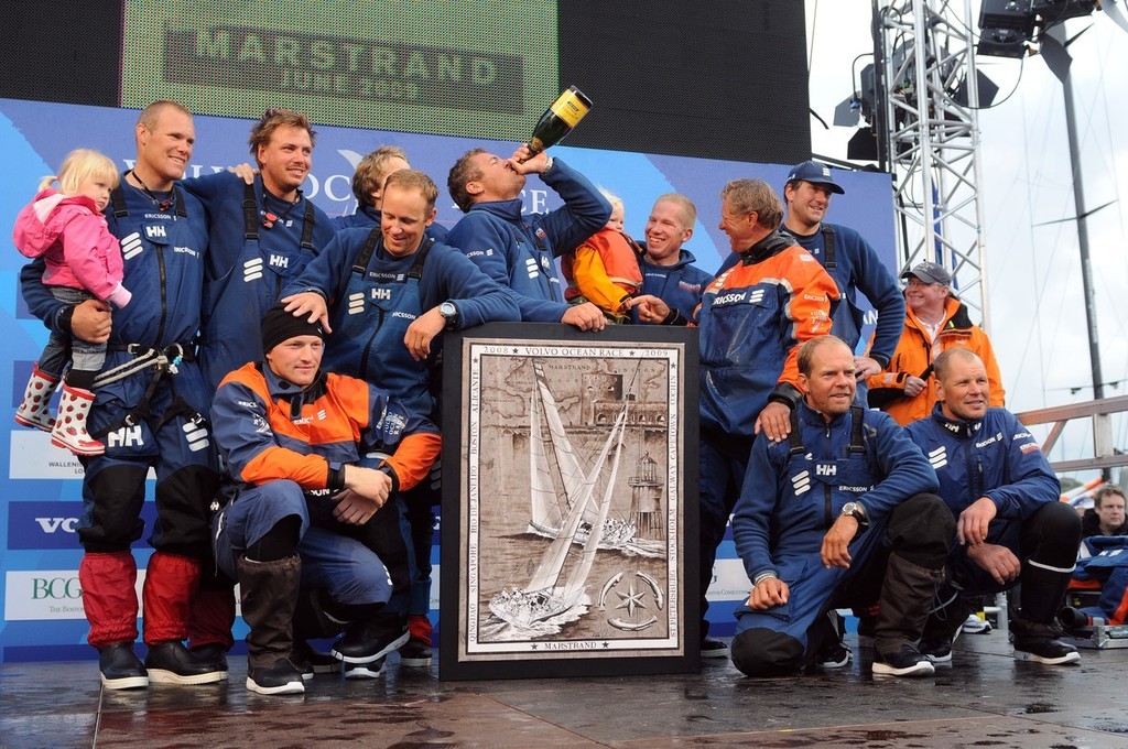 Ericsson 3, skippered by Magnus Olsson (SWE) finish seventh on leg 8 from Galway to Marstrand, crossing the line at 04:16:52 GMT 11/06/09 ©  David Kneale/Volvo Ocean Race http://www.volvooceanrace.com/