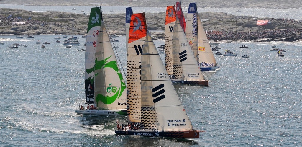 The start of leg 9 from Marstrand to Stockholm<br />
<br />
 ©  David Kneale/Volvo Ocean Race http://www.volvooceanrace.com/