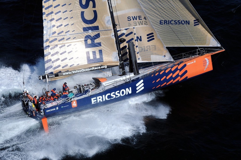 For EDITORIAL USE only, Dave Kneale/Volvo Ocean Race

Ericsson 4, skippered by Torben Grael (BRA) at the start of leg 9 from Marstrand to Stockholm

The Volvo Ocean Race 2008-09 will be the 10th running of this ocean marathon. Starting from Alicante in Spain, on 4 October 2008, it will, for the first time, take in Cochin, India, Singapore and Qingdao, China before finishing in St Petersburg, Russia for the first time in the history of the race. Spanning some 37,000 nautical miles, photo copyright  David Kneale/Volvo Ocean Race http://www.volvooceanrace.com/ taken at  and featuring the  class