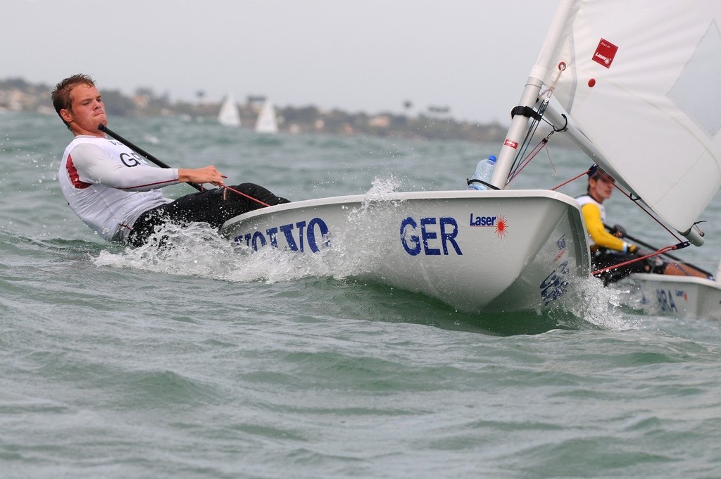 For EDITORIAL USE only, Dave Kneale/Volvo Ocean Race

Fabian Gielen representing Germany in the Boys Laser Radial class during Race 1 of the Volvo Youth Sailing ISAF World Championship 2009 in Buzios, Brazil

The 39th Volvo Youth Sailing ISAF World Championship is being hosted by Buzios, Brazil in the Bay of Buzios, from the 10th to the 17th July 2009. This event is the pinnacle of the youth sailing calendar, with past notable winners including American's Cup skippers, Chris Dicks photo copyright  David Kneale/Volvo Ocean Race http://www.volvooceanrace.com/ taken at  and featuring the  class