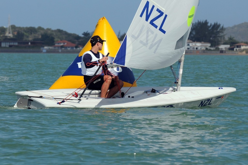 Sam Meech representing New Zealand in the Boys Laser Radial class on day 3 of the Volvo Youth Sailing ISAF World Championship 2009 in Buzios, Brazil ©  David Kneale/Volvo Ocean Race http://www.volvooceanrace.com/