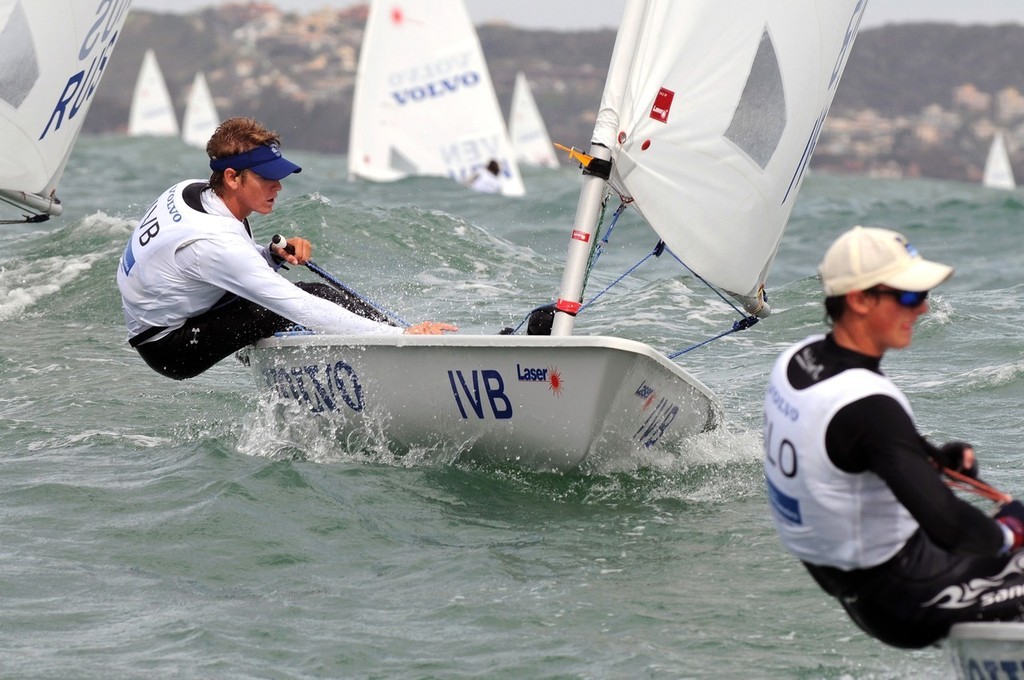 Alec Anderson representing the British Virgin Islands in the Boys Laser Radial class at the Volvo Youth Sailing ISAF World Championship  ©  David Kneale/Volvo Ocean Race http://www.volvooceanrace.com/