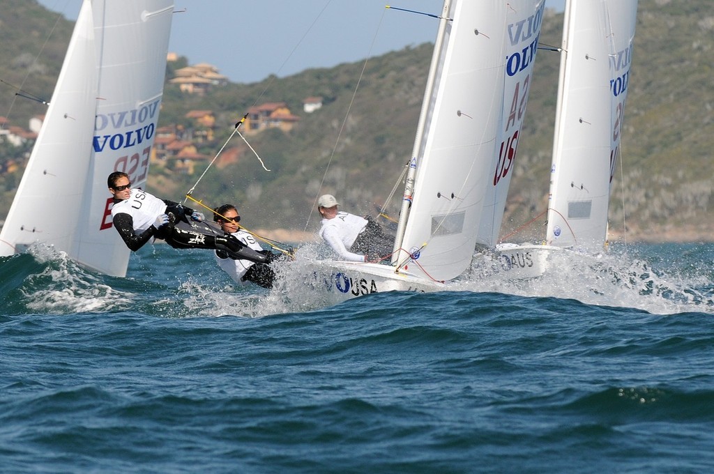 Morgan Kiss and Laura McKenna representing the United States in the Girls 420 class at the Volvo Youth Sailing ISAF World Championship 2009 in Buzios, Brazil<br />
<br />
The 39th Volvo Youth Sailing ISAF World Championship is being hosted by Buzios, Brazil in the Bay of Buzios, from the 10th to the 17th July 2009. This event is the pinnacle of the youth sailing calendar, with past notable winners including American’s Cup skippers, Chris D ©  David Kneale/Volvo Ocean Race http://www.volvooceanrace.com/