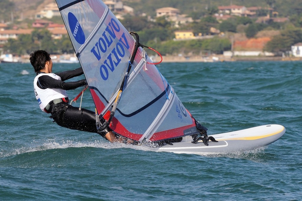 Hei Man Chan representing Hong Kong in the Girls RS:X Windsurfer class at the Volvo Youth Sailing ISAF World Championship 2009 ©  David Kneale/Volvo Ocean Race http://www.volvooceanrace.com/