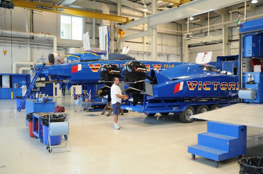Victory Team Class III cat designed by Ocke Mannerfelt - Workshop photo copyright Dubai Victory Team http://www.victoryteam.ae taken at  and featuring the  class