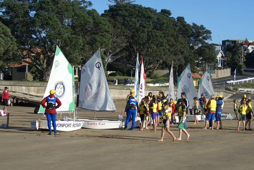 Waterwise has 38 participating schools on the North shore alone © Richard Gladwell www.photosport.co.nz