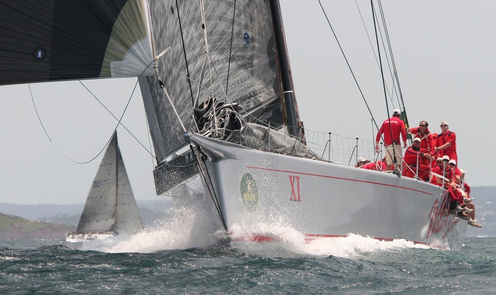 Wild Oats under kite - Rolex Trophy Rating Series © Crosbie Lorimer http://www.crosbielorimer.com