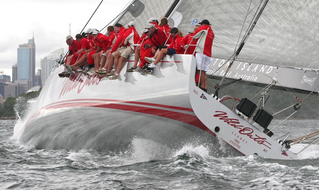 Wild Oats well heeled - SOLAS Big Boat Challenge © Crosbie Lorimer http://www.crosbielorimer.com