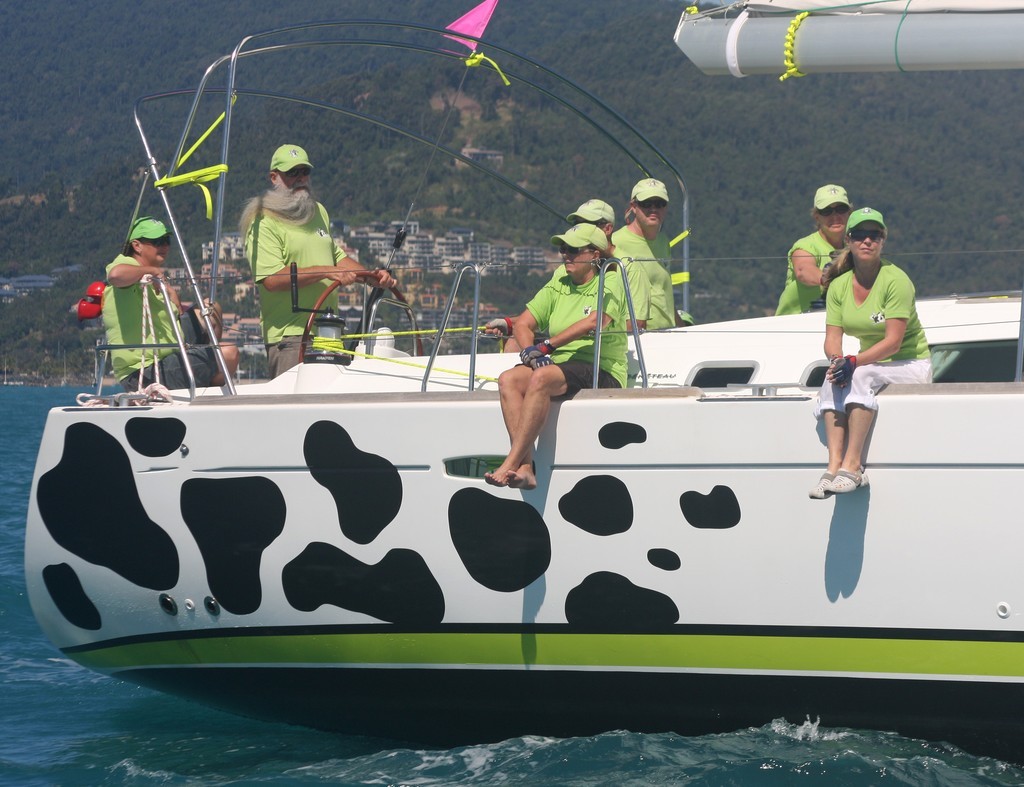Wolverines John Clinton helms Holy Cow - Meridien Marinas Airlie Beach Race Week 2009 photo copyright Sail-World.com /AUS http://www.sail-world.com taken at  and featuring the  class