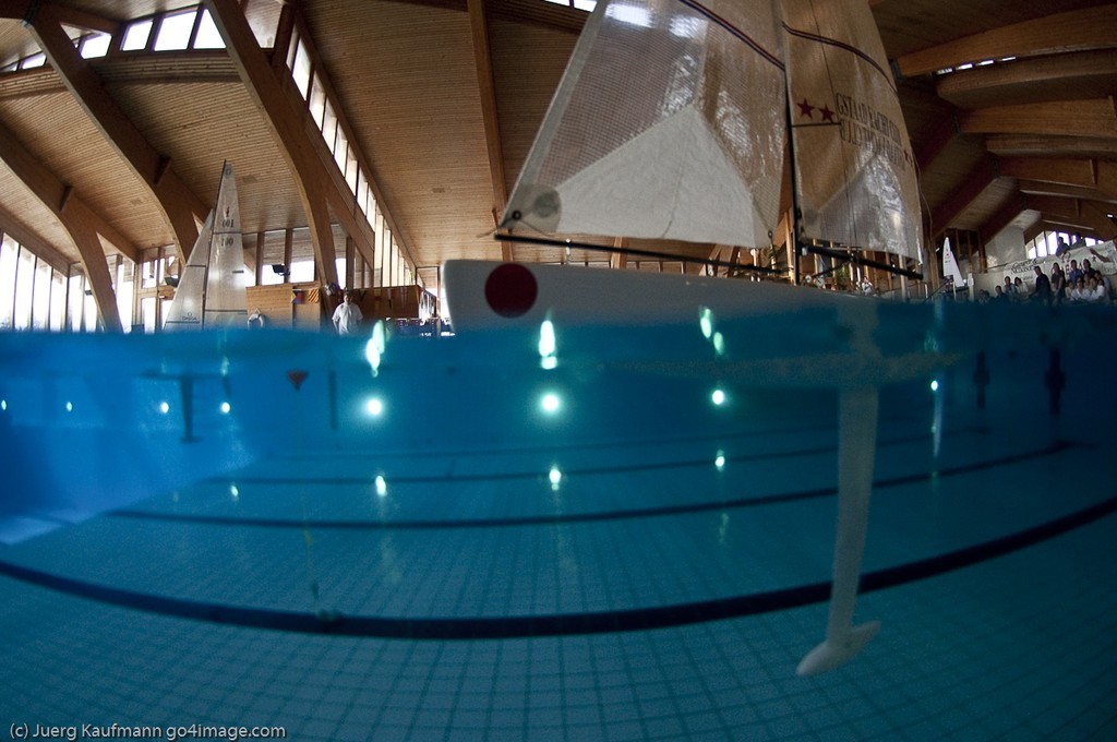 Ski-Yachting regatta, using model yachts at Gstaad Yacht Club (SUI) © Juerg Kaufmann go4image.com http://www.go4image.com