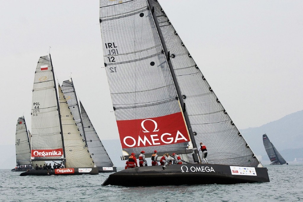 Russell Coutts competing in the RC44 class in the Barcolana 39  © Event Media