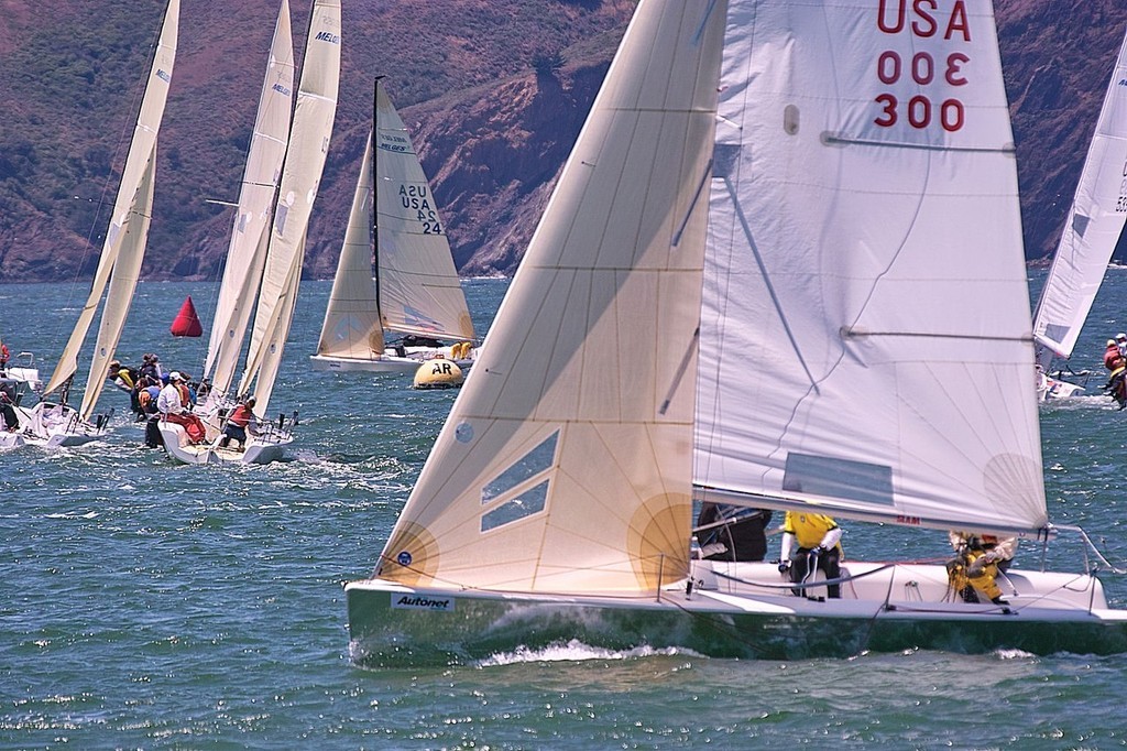 Final day action at the Autonet Mobile Melges 24 US Nationals-San Francisco)  © Chuck Lantz http://www.ChuckLantz.com