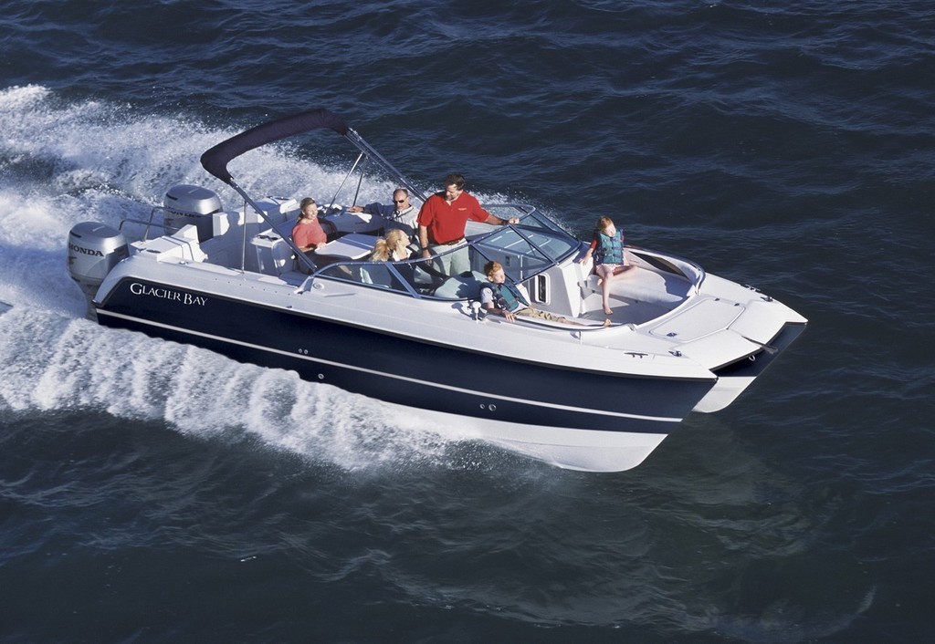 Glacier Bay Catamaran, popular for Port Phillip Bay, sit 30-35 knots through anything © Glacier Bay . http://www.glacierbaycats.com/