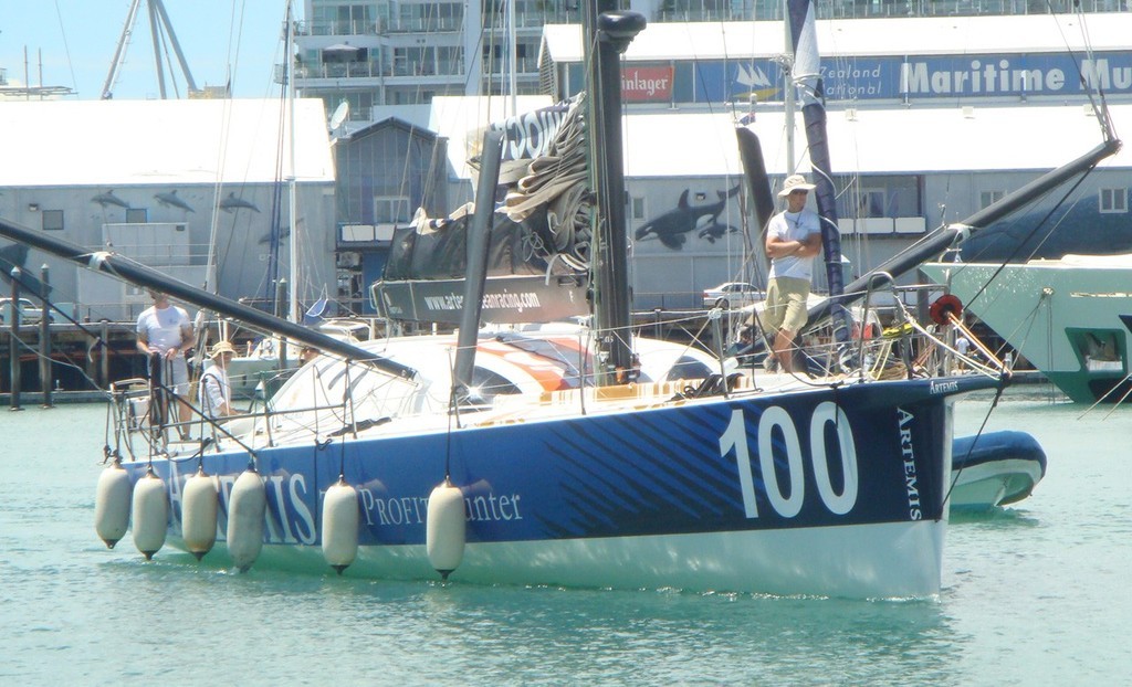 Artemis one of 23 out of 30 yachts that CT Sailbattens supplied battens to, arriving in Auckland, NZ. - Vendee Globe © Lara Cooper