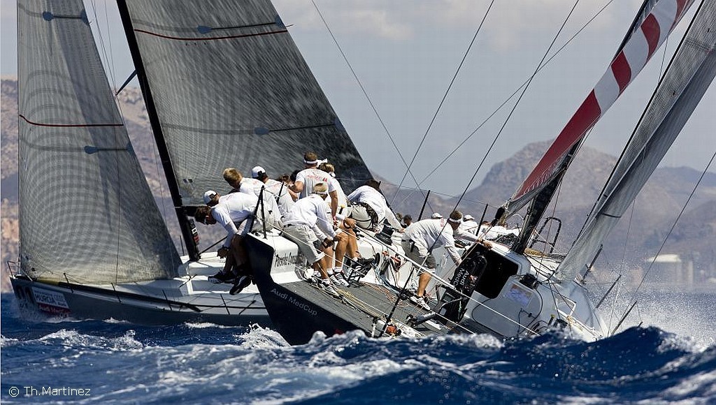 Artimis crossing ahead of Platoon Powered by Team Germany - Audi MedCup 2008 photo copyright Th.Martinez/Audi MedCup http://2008.medcup.org taken at  and featuring the  class