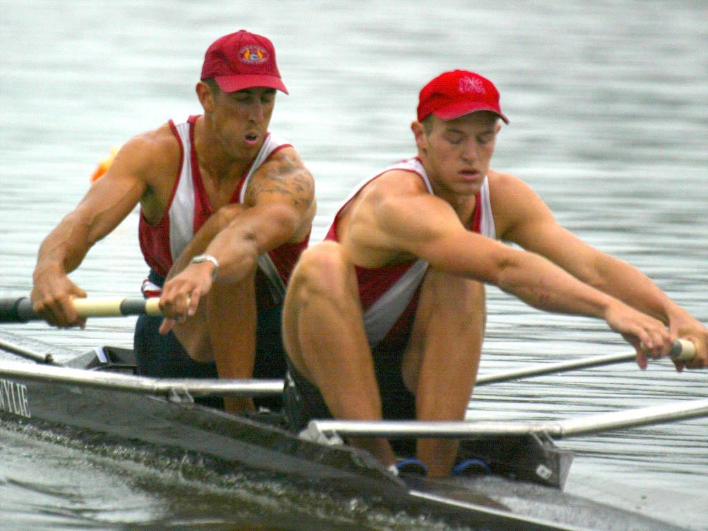 Sam Earl (right) - all Concentration in a pair with Ian Smallman, representing Avon RC at the NZ National Championships photo copyright Event Media taken at  and featuring the  class