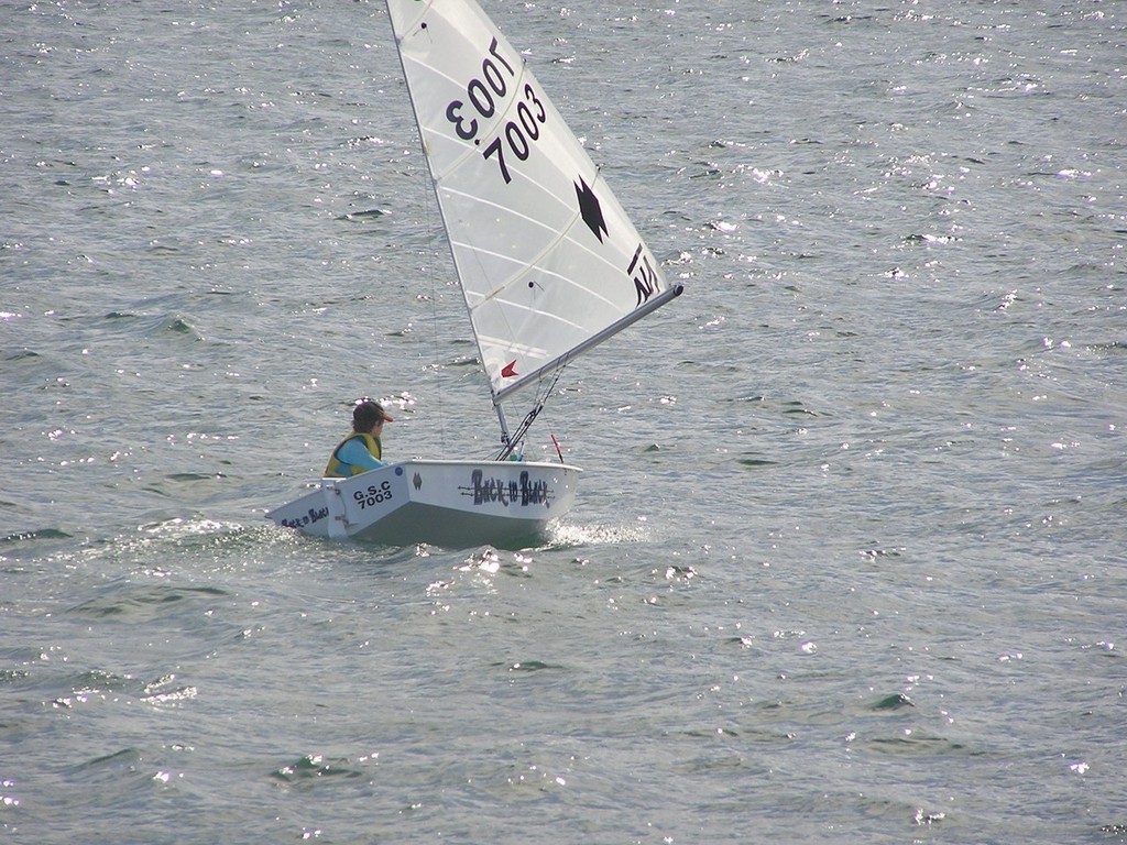Matt Graham in Back in Black finished second in seniors - 44th Australian Sabot Championship © John Payne http://www.johnpaynephoto.com