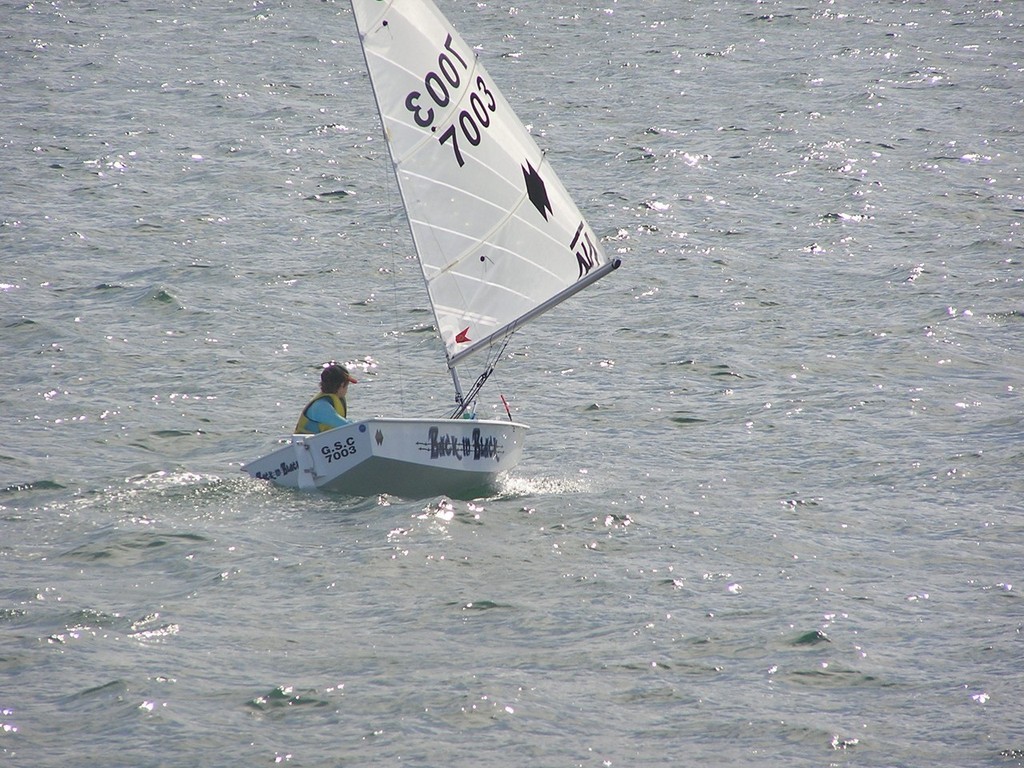 Matt Graham in Back in Black finished second in seniors - 44th Australian Sabot Championship photo copyright John Payne http://www.johnpaynephoto.com taken at  and featuring the  class