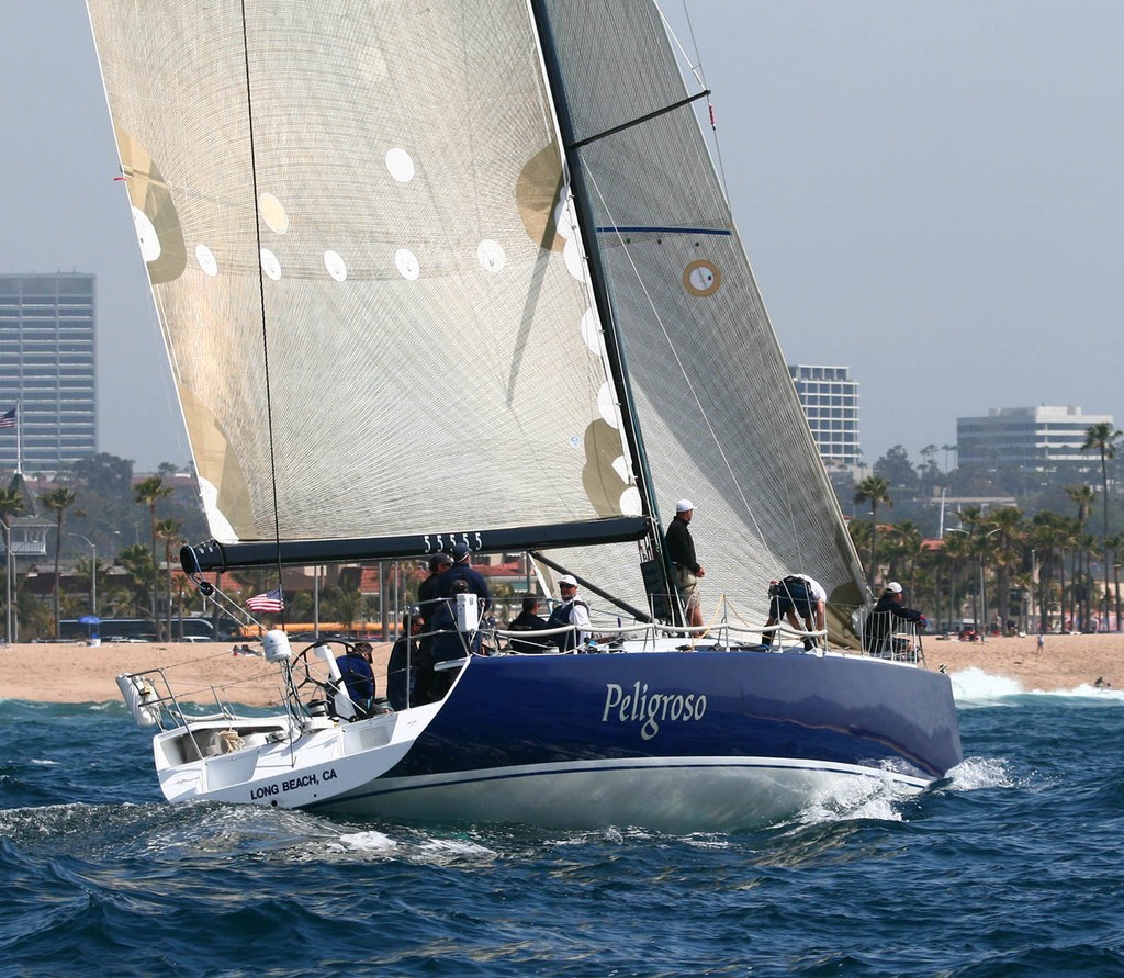 Mike Campbell and Dale Williams’ Peligroso, first overall in Maxi class © Rich Roberts http://www.UnderTheSunPhotos.com