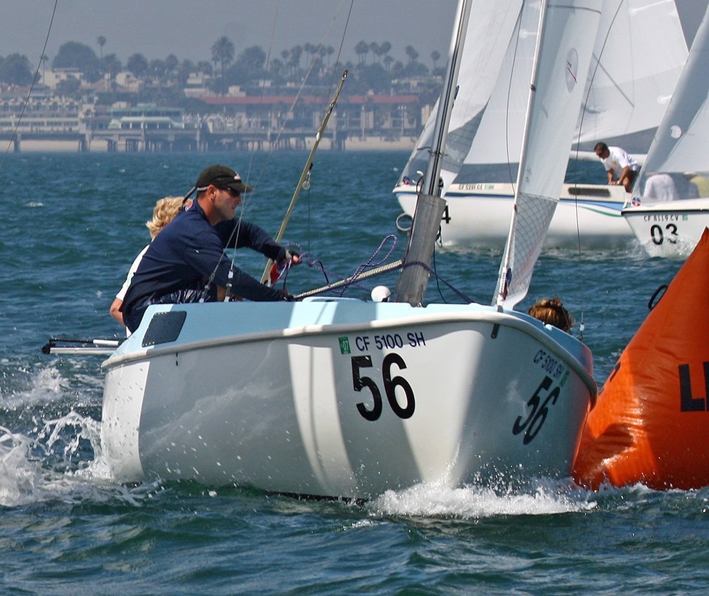 Rubber Dog, skippered by Keith Ives, couldn’t find their groove Sunday but came away with fourth overall - Cal 20 North American Championships 2007 © Rick Roberts 
