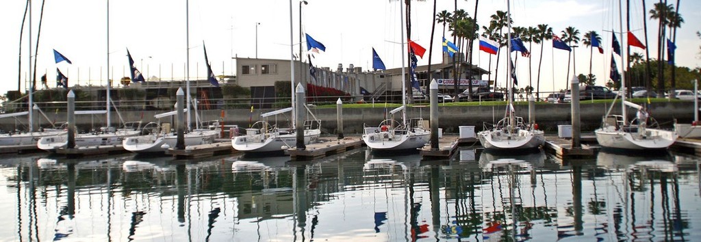 Catalina 37s lined up and ready to go © Rich Roberts http://www.UnderTheSunPhotos.com