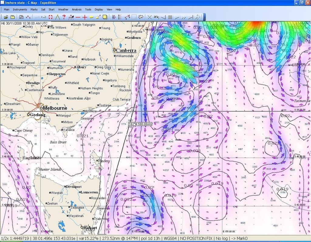 Inshore State - C Map - Tidetech © Tidetech http://www.tidetech.org