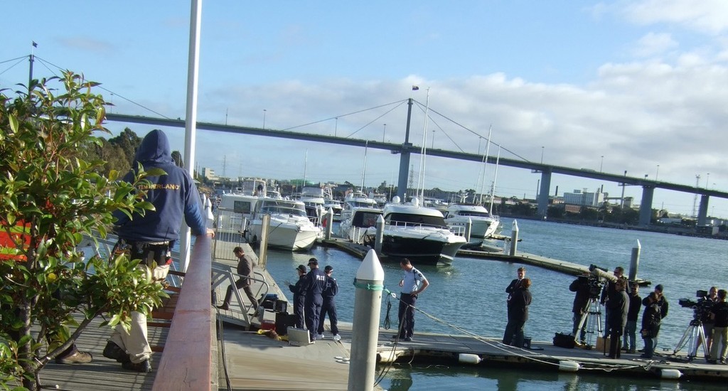 City Homicide with the industrial backdrop of Pier 35. photo copyright MIAA taken at  and featuring the  class