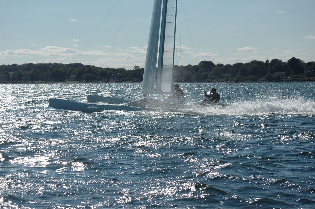 C-Class catamaran -  in 18-23kts of wind and a reasonable sea running Toronto ICCCC - 2007 © SW