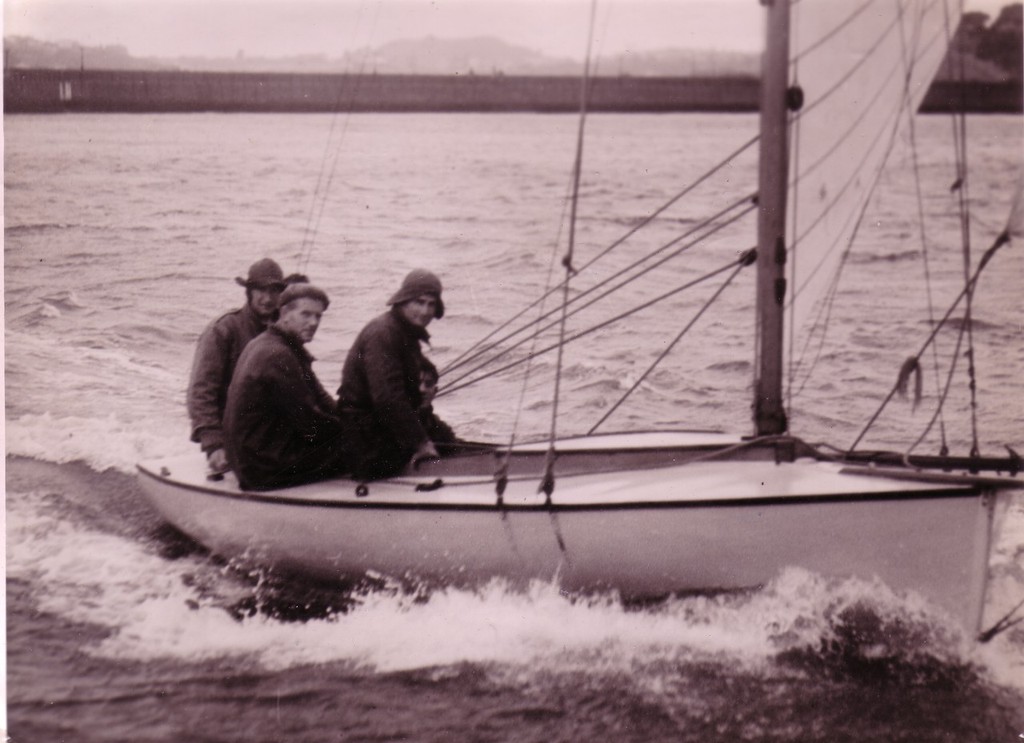 Jack Gladwell (right) Reg Gladwell (helm) photo copyright Gladwell Collection richardgladwell.com taken at  and featuring the  class