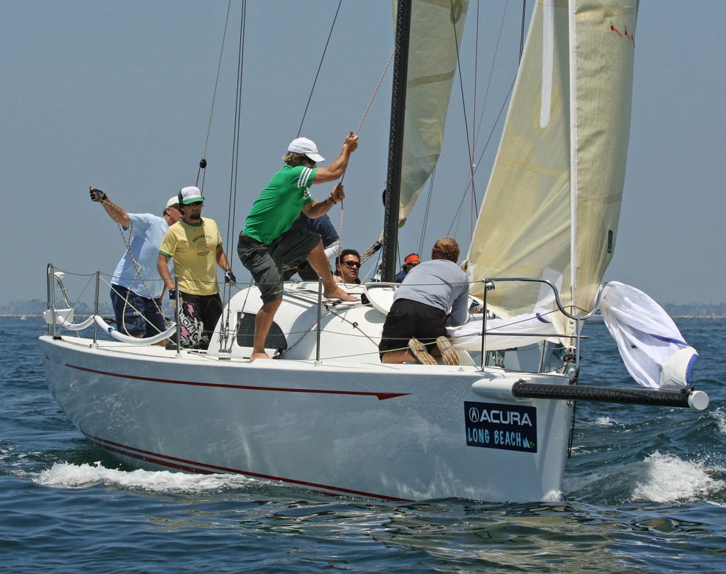 John Paquin and crew of Elusive won the Flying Tiger 10 class in Acura presents Ullman Sails Long Beach Race Week © Rich Roberts http://www.UnderTheSunPhotos.com