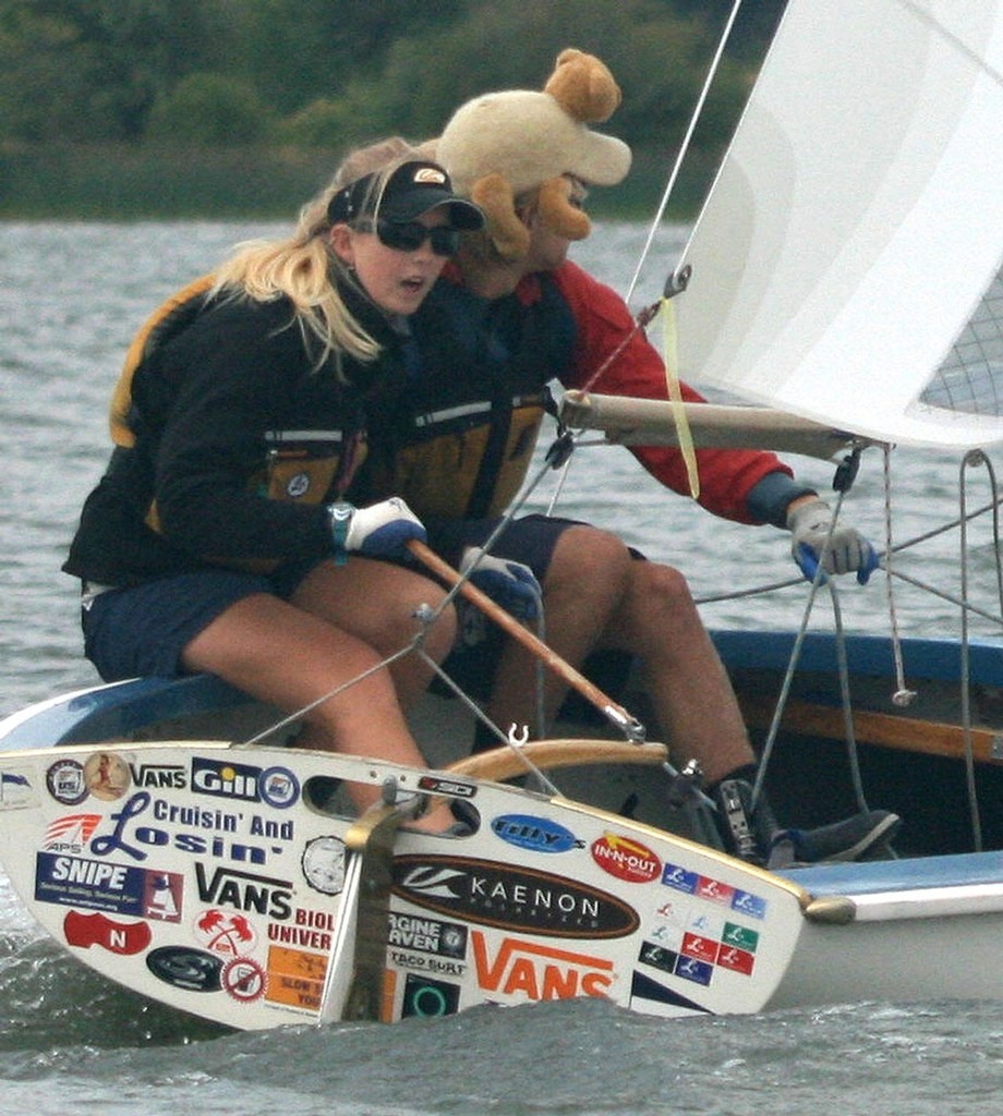 Sarah and Mark Ryan of Long Beach with support from their friends Lido 14 Championship 2008 © Rich Roberts http://www.UnderTheSunPhotos.com