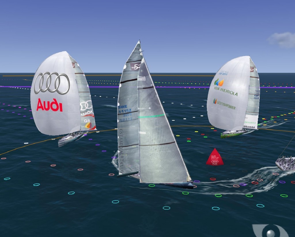 How Virtual Eye saw the first day of racing at Alicante © Audi MedCup Circuit http://www.2008.medcup.org