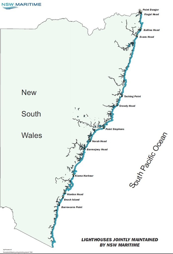 NSW Maritime is responsible for the light operation and power systems of 13 lighthouses dotted along the coast from the far north to the State’s south © NSW Maritime http://www.maritime.nsw.gov.au