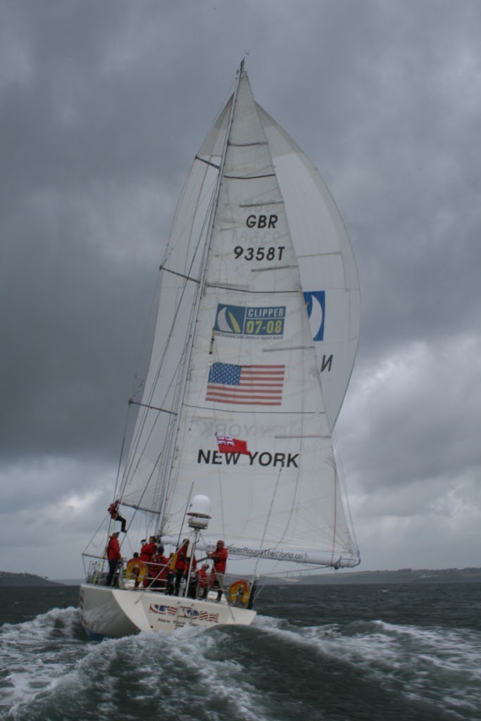 Clipper New York scores fifth victory in Race 13 to Cork - Clipper 07-08 Photo: Heather Ewing © Clipper Ventures PLC . http://www.clipperroundtheworld.com