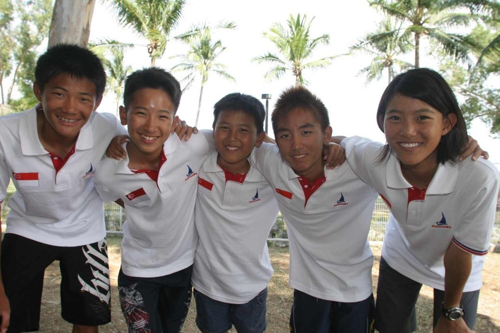 Singapore Optimist Team, Optimist Worlds 2008 © SingaporeSailing