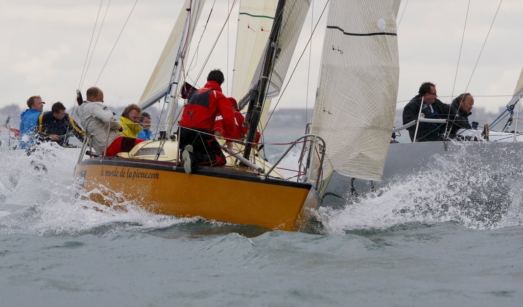 45 South racing on the final day of the Coutts Quarter Ton Cup, Cowes, Isle of Wight © Paul Wyeth / www.pwpictures.com http://www.pwpictures.com