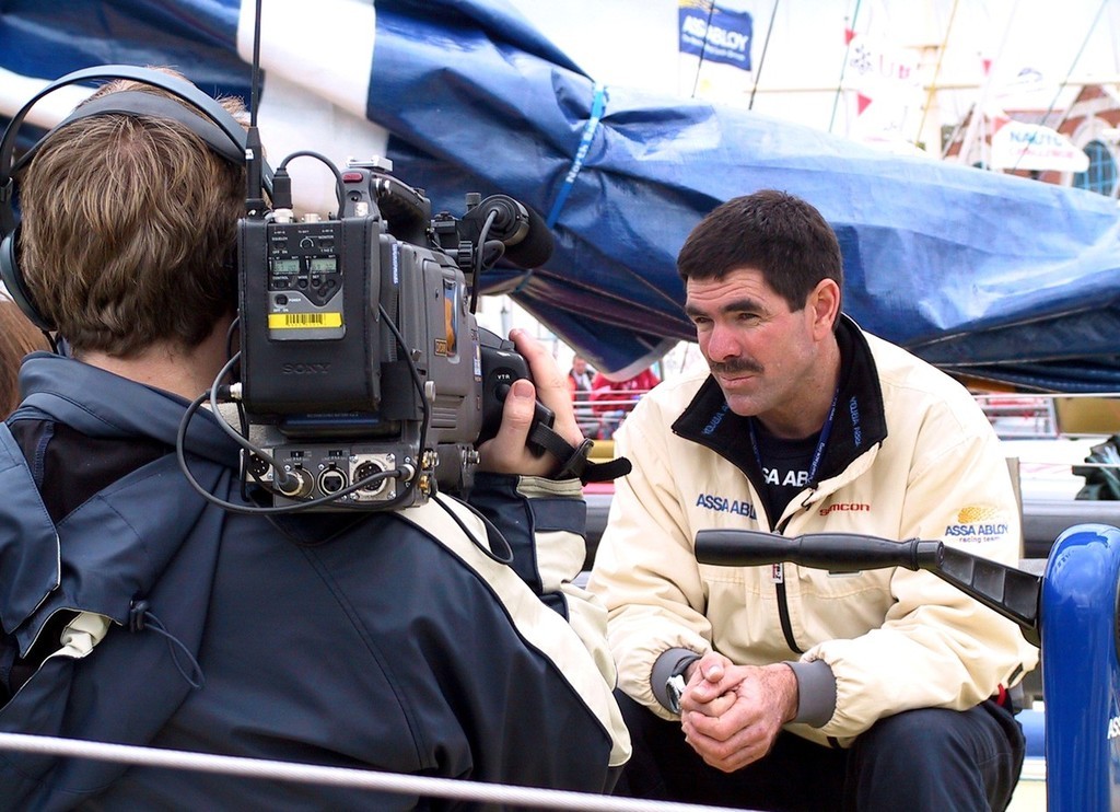 Mark Rudiger before the 2001 Volvo start at Southampton photo copyright SW taken at  and featuring the  class
