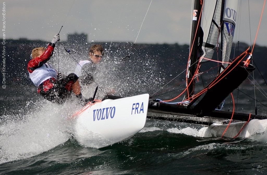 French SL16 Open Multihull team Valentin Bellet and Romain Bellet photo copyright onEdition http://www.onEdition.com taken at  and featuring the  class