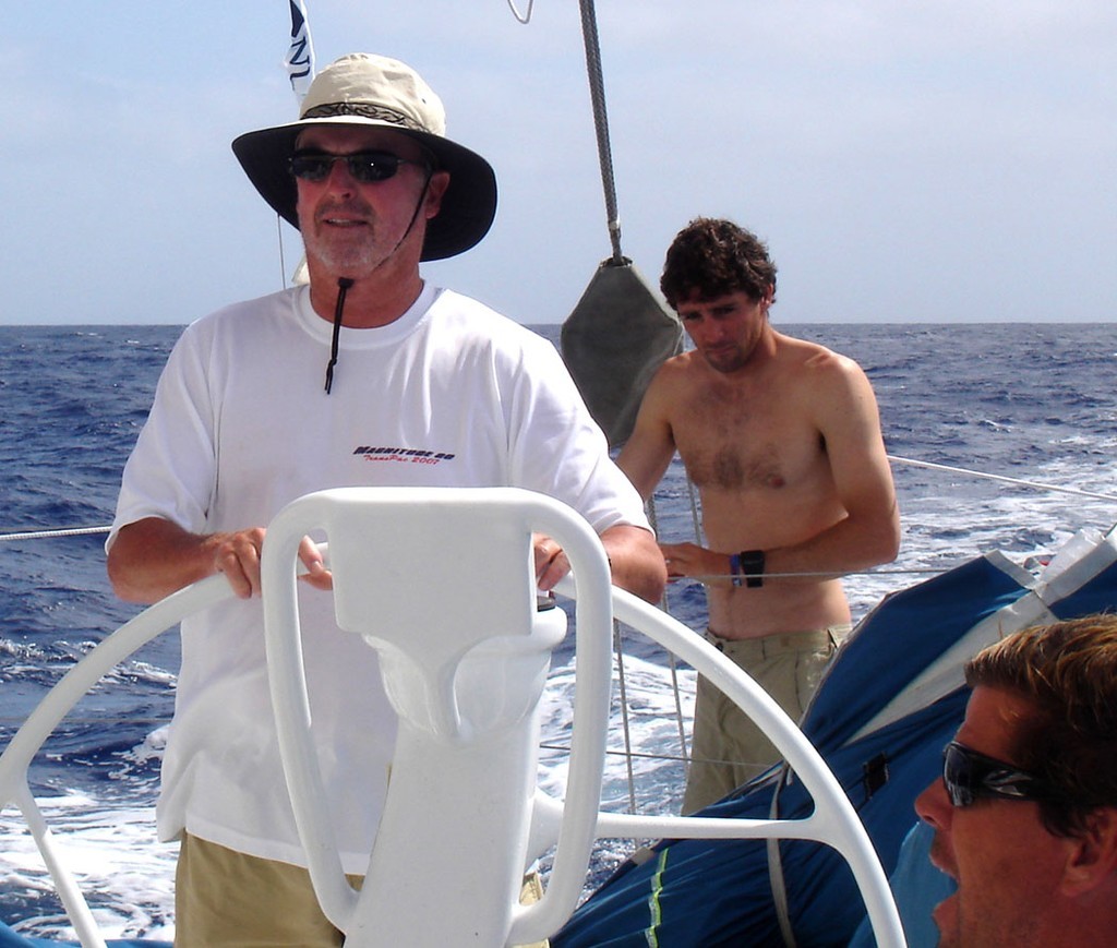 Doug Baker drives Mag 80 to Tahiti at record speed / photo by Mike Van Dyke  - Tahiti Race 2008 photo copyright SW taken at  and featuring the  class