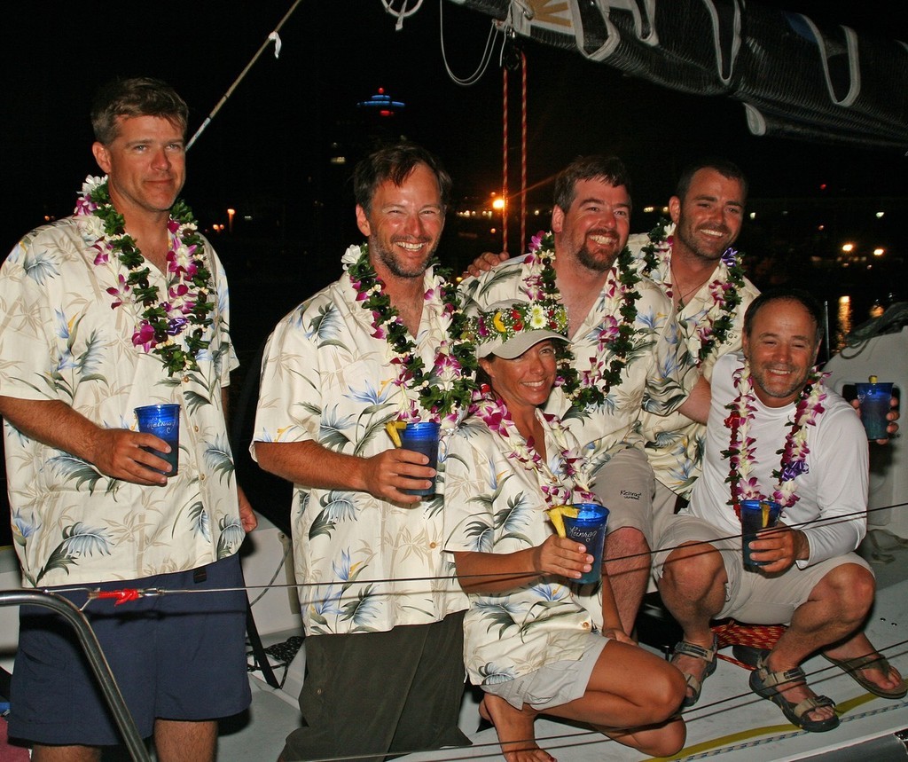 Reinrag2 crew... one happy family. - Transpac 2007 © Rich Roberts http://www.UnderTheSunPhotos.com