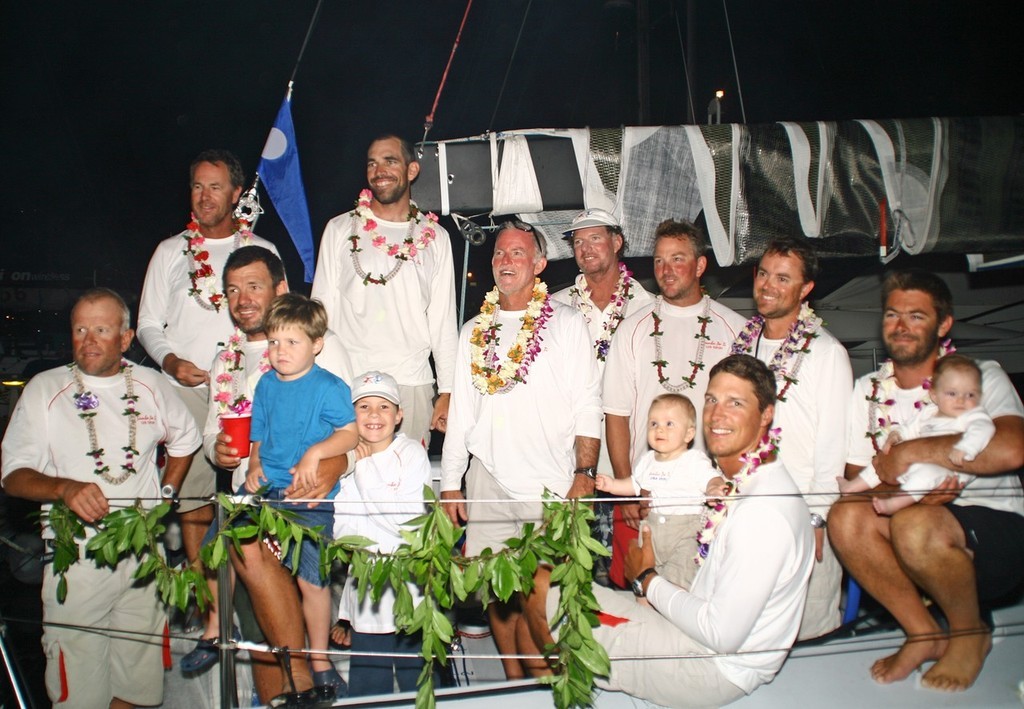 Samba Pa Ti skipper John Kilroy Jr. with his Division 2 winning crew - Transpac 2007 photo copyright Rich Roberts http://www.UnderTheSunPhotos.com taken at  and featuring the  class