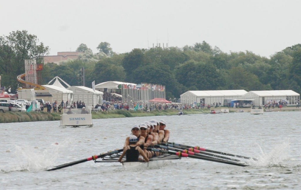 Cox - Candice Bardsley, Erin Tolhurst, Clementine Marshall, Paula Twining, Emma Twigg, Rebecca Scown, Nicky-Lee Crawford, Bess Halley, Darnelle Timbs (NZL) - Women's Eight photo copyright Rob Bristow www.rowinginfo.info taken at  and featuring the  class
