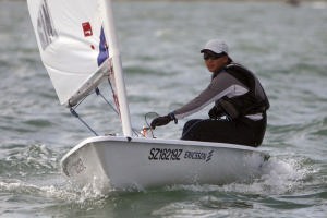 Victoria Chan (SIN), Gold medallist Singapore Laser Radial Trophy 2007 photo copyright Ho Shu Fen taken at  and featuring the  class