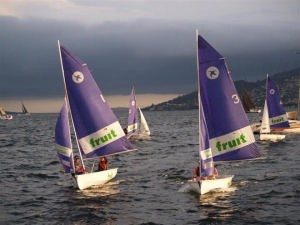 2007 Bellerive Regatta - Lindisfarne Sailing Club's Puffin Pacer training dinghies photo copyright Jane Austin taken at  and featuring the  class